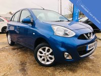USED 2014 14 NISSAN MICRA 1.2 ACENTA 5d 79 BHP 1 Owner + Full Service History - Just 25K