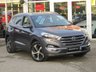 USED 2016 16 HYUNDAI TUCSON 2.0 CRDI PREMIUM BLUE DRIVE 5d 134 BHP Finished in THUNDER GREY MET with contrasting SANDSTONE HEATED LEATHER TRIM. This Tucson ticks all of the family car boxes, with practicality and a good interior its strongest points. This Premium trim brings plenty of high spec and is the best option for a well-valued Tucson. Features include Sat Nav, Heated front and rear seats, DAB Radio, B/Tooth, Rear Camera, LED Run Lights, 19" Alloys and much more. Serviced at 8049 miles, 24299 miles and at 38360 miles on arrival. 12 MONTHS MOT