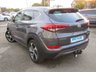 USED 2016 16 HYUNDAI TUCSON 2.0 CRDI PREMIUM BLUE DRIVE 5d 134 BHP Finished in THUNDER GREY MET with contrasting SANDSTONE HEATED LEATHER TRIM. This Tucson ticks all of the family car boxes, with practicality and a good interior its strongest points. This Premium trim brings plenty of high spec and is the best option for a well-valued Tucson. Features include Sat Nav, Heated front and rear seats, DAB Radio, B/Tooth, Rear Camera, LED Run Lights, 19" Alloys and much more. Serviced at 8049 miles, 24299 miles and at 38360 miles on arrival. 12 MONTHS MOT