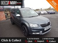 USED 2014 14 SKODA YETI OUTDOOR 2.0 ELEGANCE TDI CR 5d 168 BHP EXCELLENT EXAMPLE+FULLY SERVICED+1 YEAR MOT+BREAKDOWN COVER