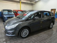 USED 2018 18 FORD S-MAX 2.0 ZETEC TDCI 5d 148 BHP EXCELLENT EXAMPLE 7 SEATS