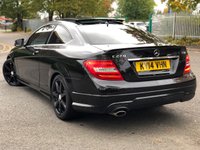 USED 2014 14 MERCEDES-BENZ C CLASS 2.1L C220 CDI AMG SPORT EDITION PREMIUM PLUS 2d AUTO 168 BHP TOP SPEC++FULLY LOADED++PAN ROOF