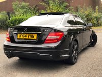 USED 2014 14 MERCEDES-BENZ C CLASS 2.1L C220 CDI AMG SPORT EDITION PREMIUM PLUS 2d AUTO 168 BHP TOP SPEC++FULLY LOADED++PAN ROOF