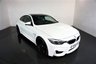 USED 2019 69 BMW M4 3.0 M4 2d AUTO 426 BHP-LOW MILEAGE EXAMPLE-ALPINE WHITE-BLACK MERINO LEATHER-ADAPTIVE M CHASSIS-19