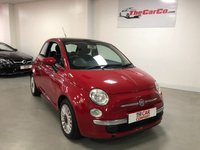 USED 2011 11 FIAT 500 1.2 LOUNGE DUALOGIC 3d 69 BHP * LOW MILES ONLY 35K * PAN ROOF * ALLOY WHEELS *