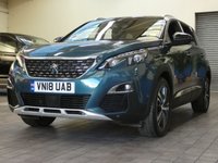 USED 2018 18 PEUGEOT 5008 1.5 BLUEHDI S/S GT LINE 5d 129 BHP 7 SEATS SAT NAV PART LEATHER