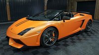 USED 2013 61 LAMBORGHINI GALLARDO PERFORMANTE 5.2 LP 560-4 SPYDER 2d 560 BHP  RARE PERFORMANTE SPIDER WITH CARBON CERAMIC BRAKES, CARBON PACK, STEATH PAINT PROTECTION FILM, CAMERA AND MORE