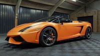 USED 2013 61 LAMBORGHINI GALLARDO PERFORMANTE 5.2 LP 560-4 SPYDER 2d 560 BHP  RARE PERFORMANTE SPIDER WITH CARBON CERAMIC BRAKES, CARBON PACK, STEATH PAINT PROTECTION FILM, CAMERA AND MORE