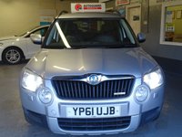 USED 2011 61 SKODA YETI 1.6 ELEGANCE GREENLINE II TDI CR 5d 103 BHP ......FULL LEATHER