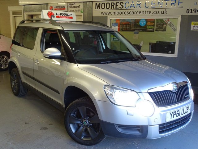 2011 61 Skoda Yeti 1.6 ELEGANCE GREENLINE II TDI CR 5d 103 BHP