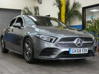 USED 2018 68 MERCEDES-BENZ A-CLASS 1.3 A 200 AMG LINE 5d 161 BHP SAT NAV REVERSING CAMERA MERCEDES SERVICE HISTORY 6 MONTHS GOLD WARRANTY