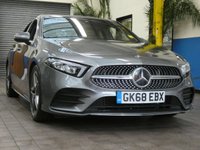 USED 2018 68 MERCEDES-BENZ A-CLASS 1.3 A 200 AMG LINE 5d 161 BHP SAT NAV REVERSING CAMERA MERCEDES SERVICE HISTORY 6 MONTHS GOLD WARRANTY