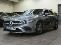 USED 2018 68 MERCEDES-BENZ A-CLASS 1.3 A 200 AMG LINE 5d 161 BHP SAT NAV REVERSING CAMERA MERCEDES SERVICE HISTORY 6 MONTHS GOLD WARRANTY