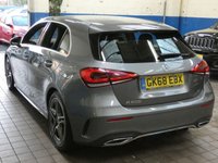 USED 2018 68 MERCEDES-BENZ A-CLASS 1.3 A 200 AMG LINE 5d 161 BHP SAT NAV REVERSING CAMERA MERCEDES SERVICE HISTORY 6 MONTHS GOLD WARRANTY