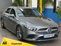 USED 2018 68 MERCEDES-BENZ A-CLASS 1.3 A 200 AMG LINE 5d 161 BHP SAT NAV REVERSING CAMERA MERCEDES SERVICE HISTORY 6 MONTHS GOLD WARRANTY