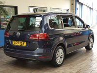 USED 2017 17 VOLKSWAGEN SHARAN 2.0 SE NAV TDI BLUEMOTION TECHNOLOGY DSG 5d 148 BHP ULEZ Exempt. 7  Seats, Auto,Sat Nav