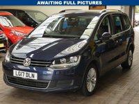 USED 2017 17 VOLKSWAGEN SHARAN 2.0 SE NAV TDI BLUEMOTION TECHNOLOGY DSG 5d 148 BHP ULEZ Exempt. 7  Seats, Auto,Sat Nav