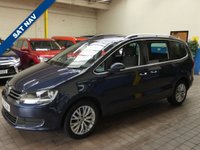 USED 2017 17 VOLKSWAGEN SHARAN 2.0 SE NAV TDI BLUEMOTION TECHNOLOGY DSG 5d 148 BHP ULEZ Exempt. 7  Seats, Auto,Sat Nav