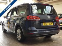 USED 2017 17 VOLKSWAGEN SHARAN 2.0 SE NAV TDI BLUEMOTION TECHNOLOGY DSG 5d 148 BHP ULEZ Exempt. 7  Seats, Auto,Sat Nav