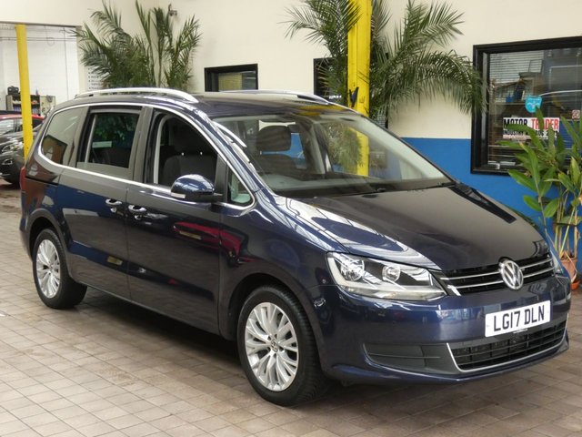 2017 17 Volkswagen Sharan 2.0 SE NAV TDI BLUEMOTION TECHNOLOGY DSG 5d 148 BHP