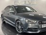 USED 2015 15 AUDI S3 2.0 QUATTRO 4d 296 BHP DIAMOND CUT ALLOYS, SAT NAV!