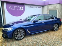 USED 2017 17 BMW 5 SERIES 2.0 530E M SPORT 4d 249 BHP DIGITAL DASH + SATNAV + AUTO