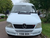 USED 2001 Y MERCEDES-BENZ SPRINTER 2.2 413 CDI  127 BHP 413 CDI 2.2 LWB MINIBUS TWIN WHEELS
