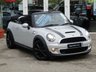 USED 2014 63 MINI CONVERTIBLE 1.6 COOPER S 2d 184 BHP Finished in SILVER WHITE with BLACK HEATED PART LEATHER trim. This retro styled and funky looking MINI Convertible will be a real hit. Great fun to drive. Buy today at winter prices to enjoy in the summer months. Features include Part Leather Heated Seats, Bi Xenon Lights, Park Sensors, Cruise Control, 17" Alloys, DAB Radio, B/Tooth, Climate and much more. Dealer serviced at 17802 miles, 33238 miles, 35030 miles, 37992 miles, 40029 miles 41451 miles and on arrival at 43731 miles.
