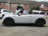 USED 2014 63 MINI CONVERTIBLE 1.6 COOPER S 2d 184 BHP Finished in SILVER WHITE with BLACK HEATED PART LEATHER trim. This retro styled and funky looking MINI Convertible will be a real hit. Great fun to drive. Buy today at winter prices to enjoy in the summer months. Features include Part Leather Heated Seats, Bi Xenon Lights, Park Sensors, Cruise Control, 17" Alloys, DAB Radio, B/Tooth, Climate and much more. Dealer serviced at 17802 miles, 33238 miles, 35030 miles, 37992 miles, 40029 miles 41451 miles and on arrival at 43731 miles.
