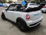 USED 2014 63 MINI CONVERTIBLE 1.6 COOPER S 2d 184 BHP Finished in SILVER WHITE with BLACK HEATED PART LEATHER trim. This retro styled and funky looking MINI Convertible will be a real hit. Great fun to drive. Buy today at winter prices to enjoy in the summer months. Features include Part Leather Heated Seats, Bi Xenon Lights, Park Sensors, Cruise Control, 17" Alloys, DAB Radio, B/Tooth, Climate and much more. Dealer serviced at 17802 miles, 33238 miles, 35030 miles, 37992 miles, 40029 miles 41451 miles and on arrival at 43731 miles.