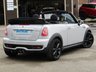 USED 2014 63 MINI CONVERTIBLE 1.6 COOPER S 2d 184 BHP Finished in SILVER WHITE with BLACK HEATED PART LEATHER trim. This retro styled and funky looking MINI Convertible will be a real hit. Great fun to drive. Buy today at winter prices to enjoy in the summer months. Features include Part Leather Heated Seats, Bi Xenon Lights, Park Sensors, Cruise Control, 17" Alloys, DAB Radio, B/Tooth, Climate and much more. Dealer serviced at 17802 miles, 33238 miles, 35030 miles, 37992 miles, 40029 miles 41451 miles and on arrival at 43731 miles.
