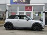 USED 2014 63 MINI CONVERTIBLE 1.6 COOPER S 2d 184 BHP Finished in SILVER WHITE with BLACK HEATED PART LEATHER trim. This retro styled and funky looking MINI Convertible will be a real hit. Great fun to drive. Buy today at winter prices to enjoy in the summer months. Features include Part Leather Heated Seats, Bi Xenon Lights, Park Sensors, Cruise Control, 17" Alloys, DAB Radio, B/Tooth, Climate and much more. Dealer serviced at 17802 miles, 33238 miles, 35030 miles, 37992 miles, 40029 miles 41451 miles and on arrival at 43731 miles.
