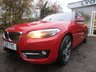 USED 2015 15 BMW 2 SERIES 2.0 218D SPORT 2d 141 BHP *NEARLY &pound;3,000 EXTRAS* *Optional extra Electric Sunroof + Full Dakota Leather Seats* Full Service History + Just Serviced, One Previous Owner, MOT until June 2022, Great fuel economy! Only &pound;30 Road Tax! Diesel