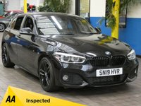USED 2019 19 BMW 1 SERIES 1.5 116D M SPORT 5d 114 BHP SAT NAV FULL LEATHER HEATED SEATS