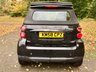 USED 2008 58 SMART FORTWO CABRIO 1.0 PASSION 2d AUTO 84 BHP 2 LADY OWNER//X12 SERVICES WITH BROOKLAND MERCEDES SERVICE HISTORY//BLACK LEATHER//HEATED SEATS//AIRCON//ALLOYS 84 BHP 2 LADY OWNER//X12 BROOKLAND MERCEDES SERVICE HISTORY STAMPS// BLACK LEATHER//HEATED SEATS//AIRCON//ALLOYS