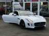 USED 2015 65 JAGUAR F-TYPE 3.0 V6 2d 340 BHP 3.0 V6 2d 340 BHP Finished in Polaris white with Sports Leather/Alcantara trim. The F-Type is a sleek, stylish sports car that is great fun to drive and easy to use every day. Features include Sat Nav, Leather/Alcantara, DAB radio, B/Tooth, Rear Camera, 20" Cyclone Black Alloys, Active Exhaust, Park Sensors, Heated Steering wheel , Black pack and much more. Stunning 1 owner car from new with 2 keys & Jaguar dealer serviced at the following miles : 7864 miles, 12734 miles, 16943 miles, 21230 mile
