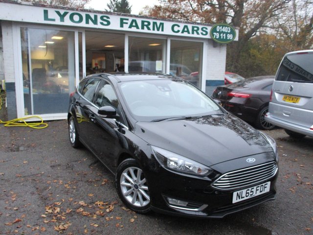 2015 65 Ford Focus 1.6 TITANIUM POWERSHIFT 5d 125 BHP AUTOMATIC *ONLY 3552 MILES*