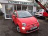 USED 2016 16 FIAT 500 1.2 LOUNGE 3d 69 BHP NEW SHAPE Service History + Just Serviced, One Previous Owner, NEW MOT, Great fuel economy! Only &pound;20 Road Tax!