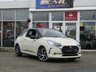 USED 2017 67 DS DS 3 1.2 PURETECH PARTHENON CREAM S/S 3d 109 BHP Finished in CREAM with contrasting Cloth Trim. The DS 3 is a small three-door car with distinctive looks that's brimming with character. Inside you'll find a stylish interior with features that include, Sat Nav, Rear View Camera, DAB Radio, B/Tooth, Climate Air Con, Remote stereo controls, Cruise Control, Alloys, Rear Park sensors and much more. Dealer serviced at 16774 miles, 35147 miles, 51632 miles and at 68453 miles on 10/6/2021.