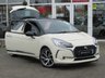 USED 2017 67 DS DS 3 1.2 PURETECH PARTHENON CREAM S/S 3d 109 BHP Finished in CREAM with contrasting Cloth Trim. The DS 3 is a small three-door car with distinctive looks that's brimming with character. Inside you'll find a stylish interior with features that include, Sat Nav, Rear View Camera, DAB Radio, B/Tooth, Climate Air Con, Remote stereo controls, Cruise Control, Alloys, Rear Park sensors and much more. Dealer serviced at 16774 miles, 35147 miles, 51632 miles and at 68453 miles on 10/6/2021.
