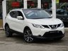 USED 2017 17 NISSAN QASHQAI 1.5 DCI TEKNA 5d 108 BHP Finished in STORM WHITE METALLIC with contrasting EBONY BLACK LEATHER HEATED SEATS. The Qashqai is one of the best selling SUV's around at the moment. This Top of the range edition is comfy, easy to drive and has enough space for 5 adults. Features include, Full heated Leather seats, Sat Nav, Pan Roof, 360 Reverse Cameras, Heated Front screen, DAB, B/Tooth and much more. Dealer serviced at 19321 miles, 36121 miles, 51907 miles and at 65668 miles.
