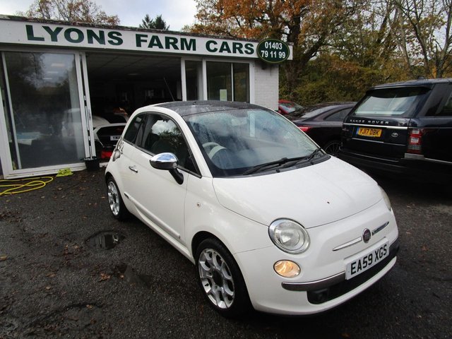 2009 59 Fiat 500 1.2 LOUNGE 3d 69 BHP *BUTTERFLY EDITION*