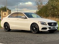 USED 2016 66 MERCEDES-BENZ C CLASS 1.6 C200 D SPORT 4d 136 BHP Sat Nav Black Leather Paddles