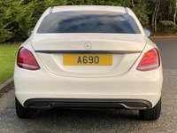 USED 2016 66 MERCEDES-BENZ C CLASS 1.6 C200 D SPORT 4d 136 BHP Sat Nav Black Leather Paddles
