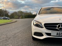 USED 2016 66 MERCEDES-BENZ C CLASS 1.6 C200 D SPORT 4d 136 BHP Sat Nav Black Leather Paddles