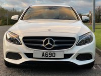 USED 2016 66 MERCEDES-BENZ C CLASS 1.6 C200 D SPORT 4d 136 BHP Sat Nav Black Leather Paddles