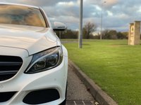 USED 2016 66 MERCEDES-BENZ C CLASS 1.6 C200 D SPORT 4d 136 BHP Sat Nav Black Leather Paddles