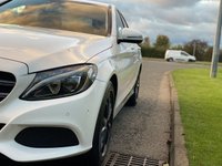 USED 2016 66 MERCEDES-BENZ C CLASS 1.6 C200 D SPORT 4d 136 BHP Sat Nav Black Leather Paddles