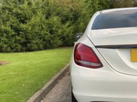 USED 2016 66 MERCEDES-BENZ C CLASS 1.6 C200 D SPORT 4d 136 BHP Sat Nav Black Leather Paddles