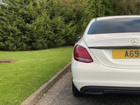 USED 2016 66 MERCEDES-BENZ C CLASS 1.6 C200 D SPORT 4d 136 BHP Sat Nav Black Leather Paddles